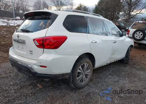 2019 Nissan Pathfinder Sv z USA, uszkodzony, nr VIN 5N1DR2MM5KC650553